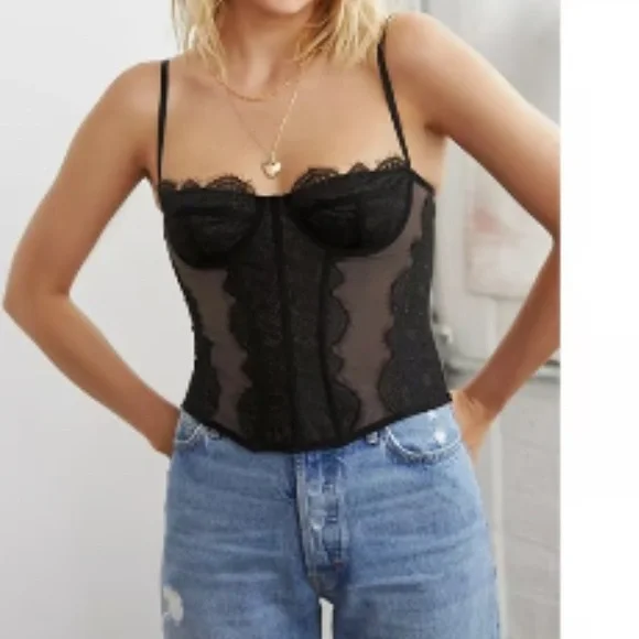 Urban outfitters Out From Under Modern Love Corset - Picture 1 of 5